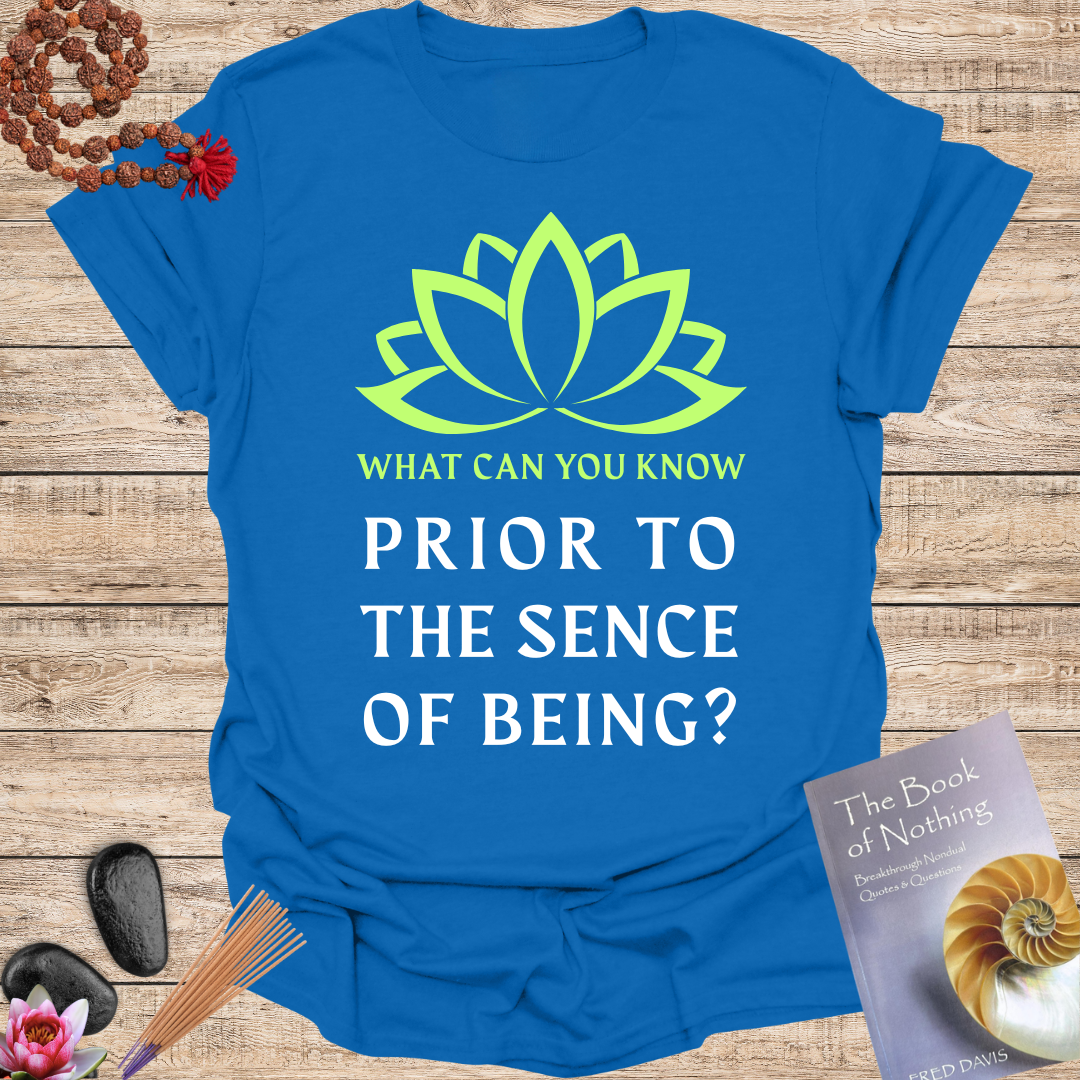 What Can You Know Prior to the Sence of Being?