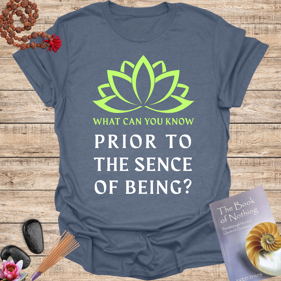 What Can You Know Prior to the Sence of Being?