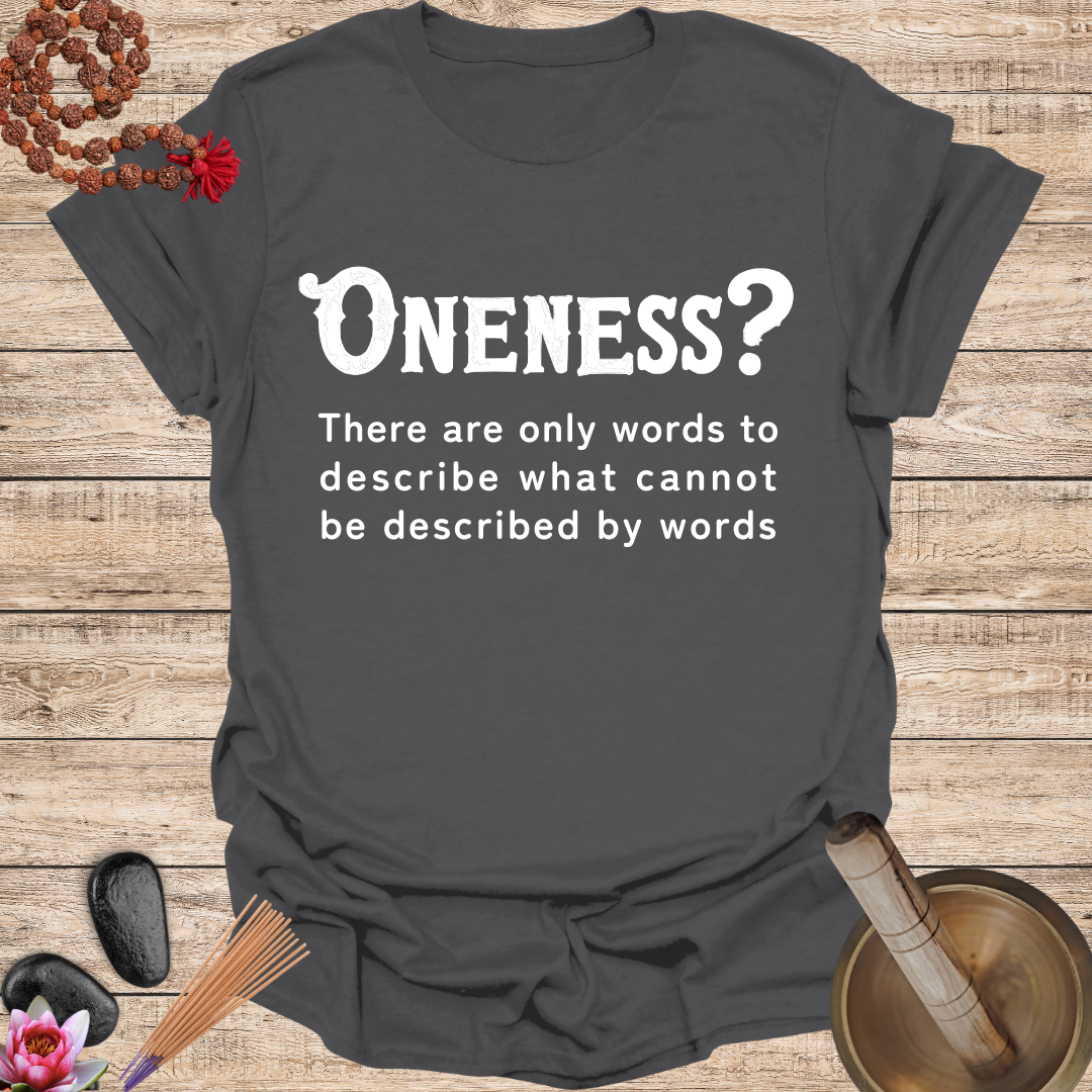 Oneness Cannot Be Described By Words T Shirt