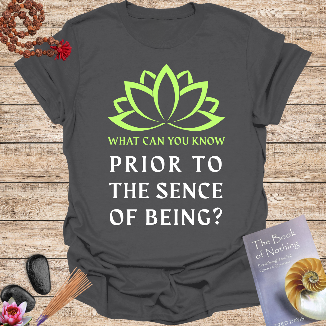 What Can You Know Prior to the Sence of Being?
