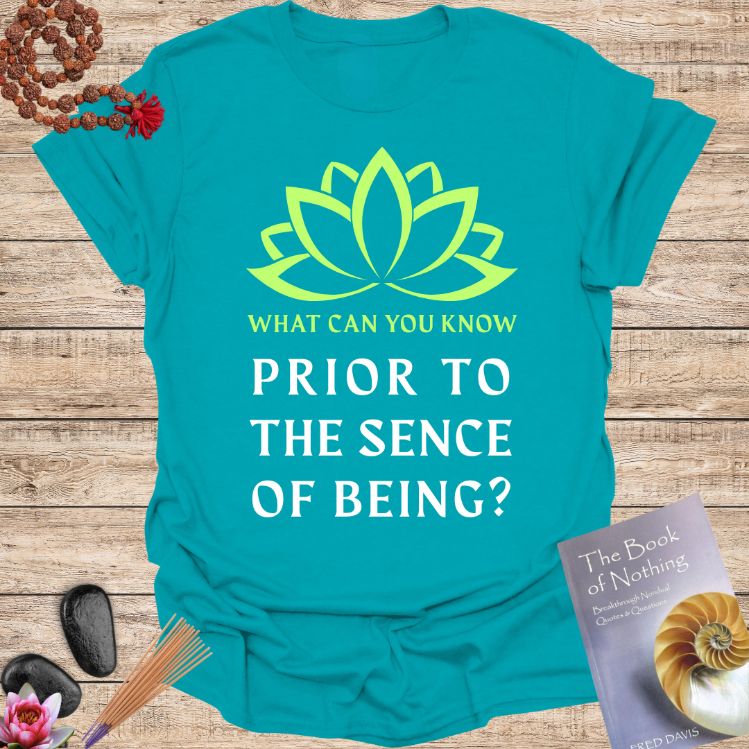 What Can You Know Prior to the Sence of Being?